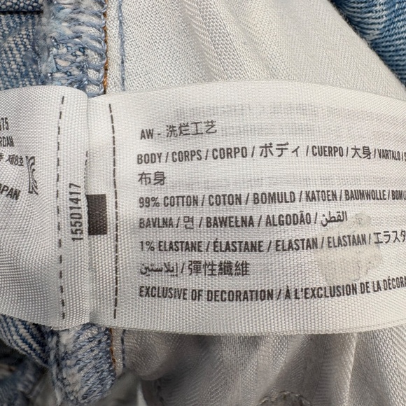 Abercrombie & Fitch The ’90s Straight Ultra High Rise Curve Love Jeans 26/2 LONG - Picture 11 of 12